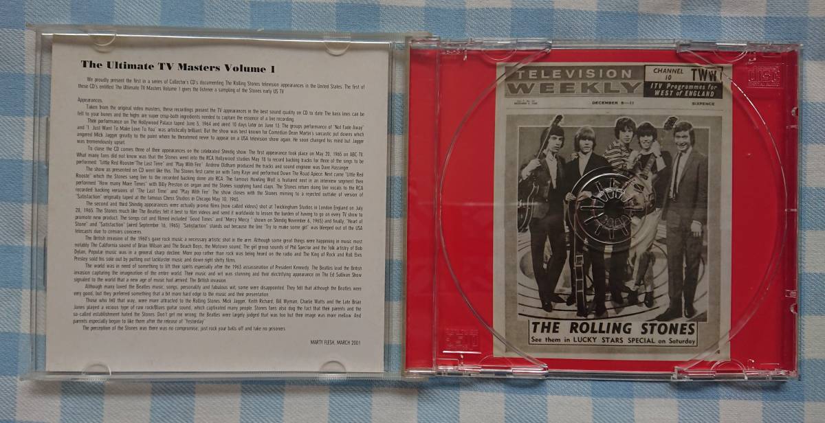 激レア CD(新品) THE ROLLING STONES 『THE ULTIMATE TV MASTERS VOLUME１』_画像3