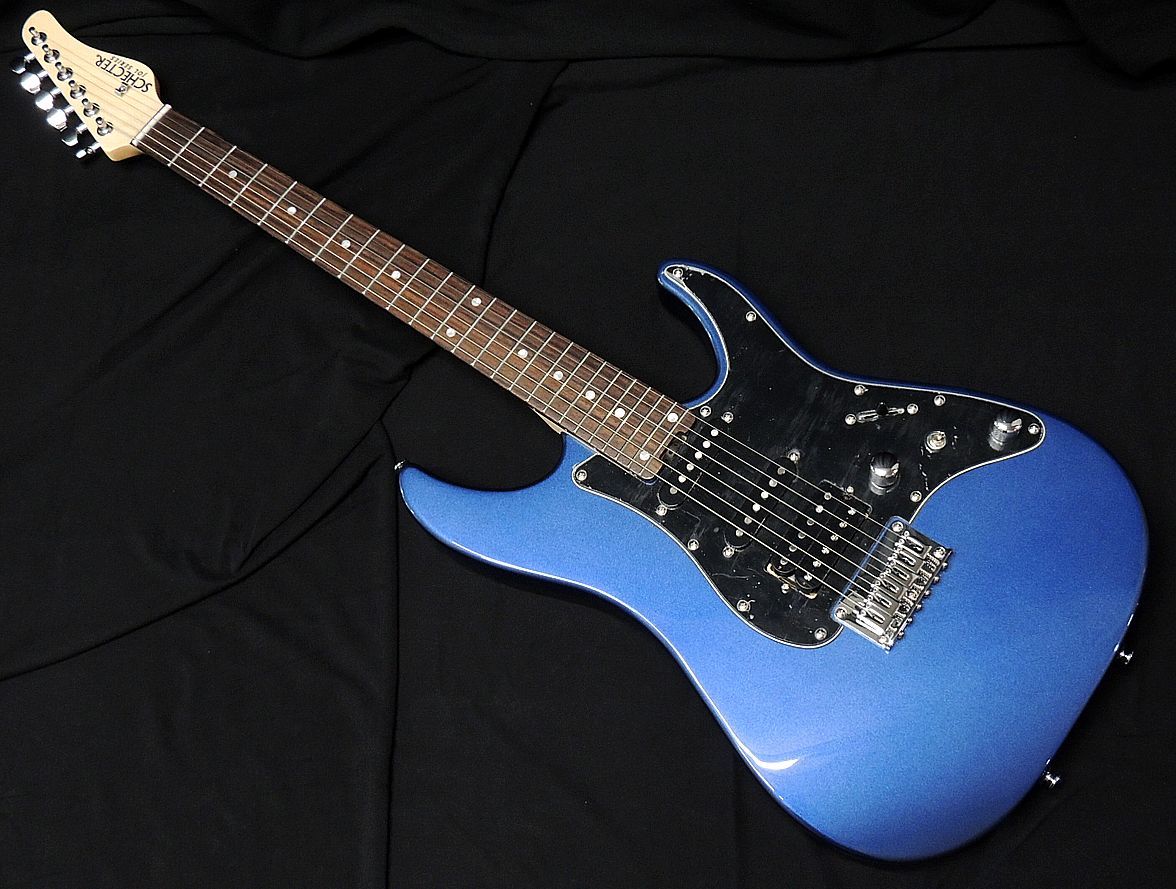 SCHECTER OL-BH-FXD DBM Deep Blue Metallic シェクター ストラトキャスター タイプ エレキギター ディープ ブルー メタリック_画像1