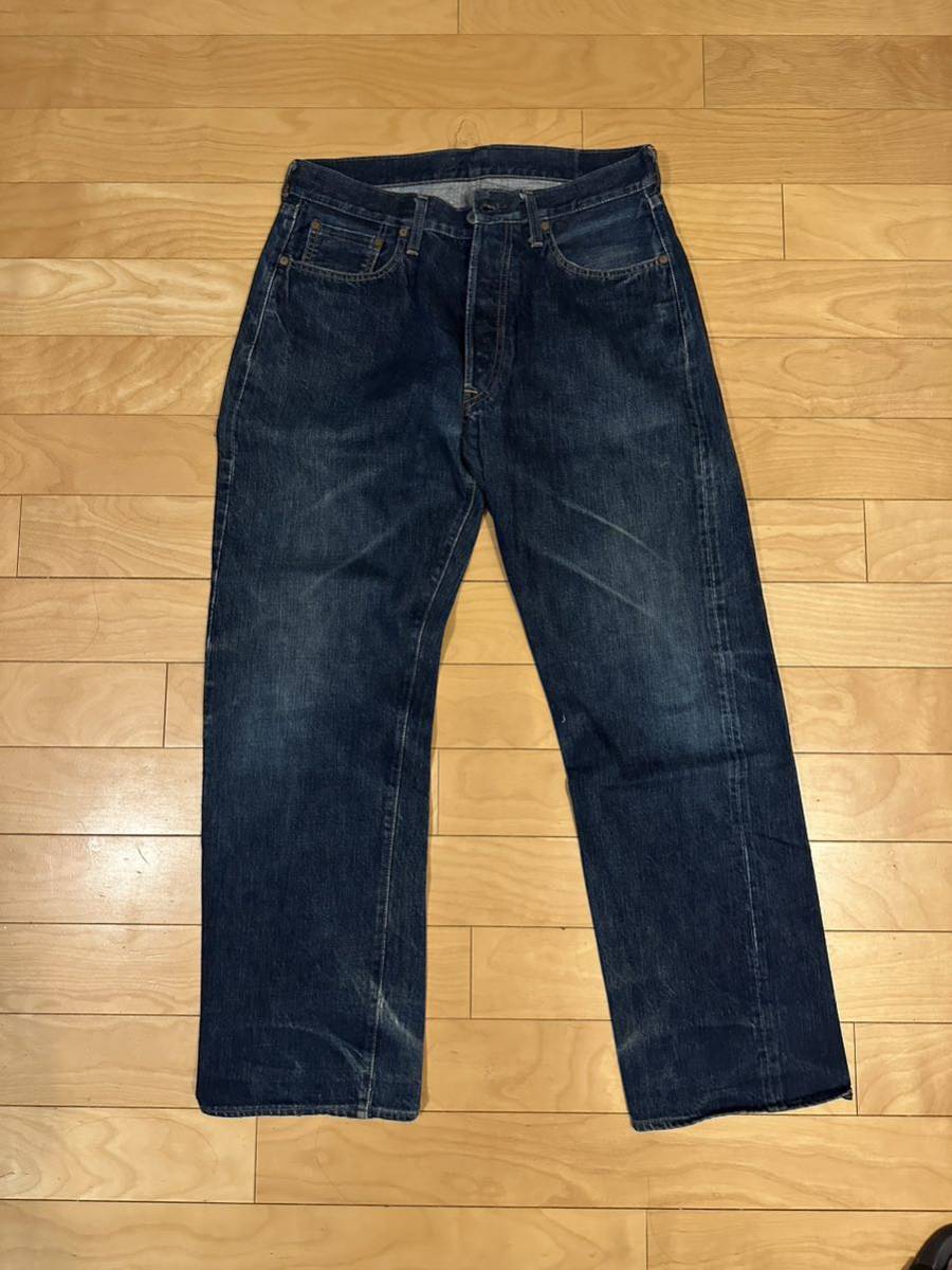 フルカウントw34ビンテージジーンズ日本製赤耳デニムパンツリーバイス