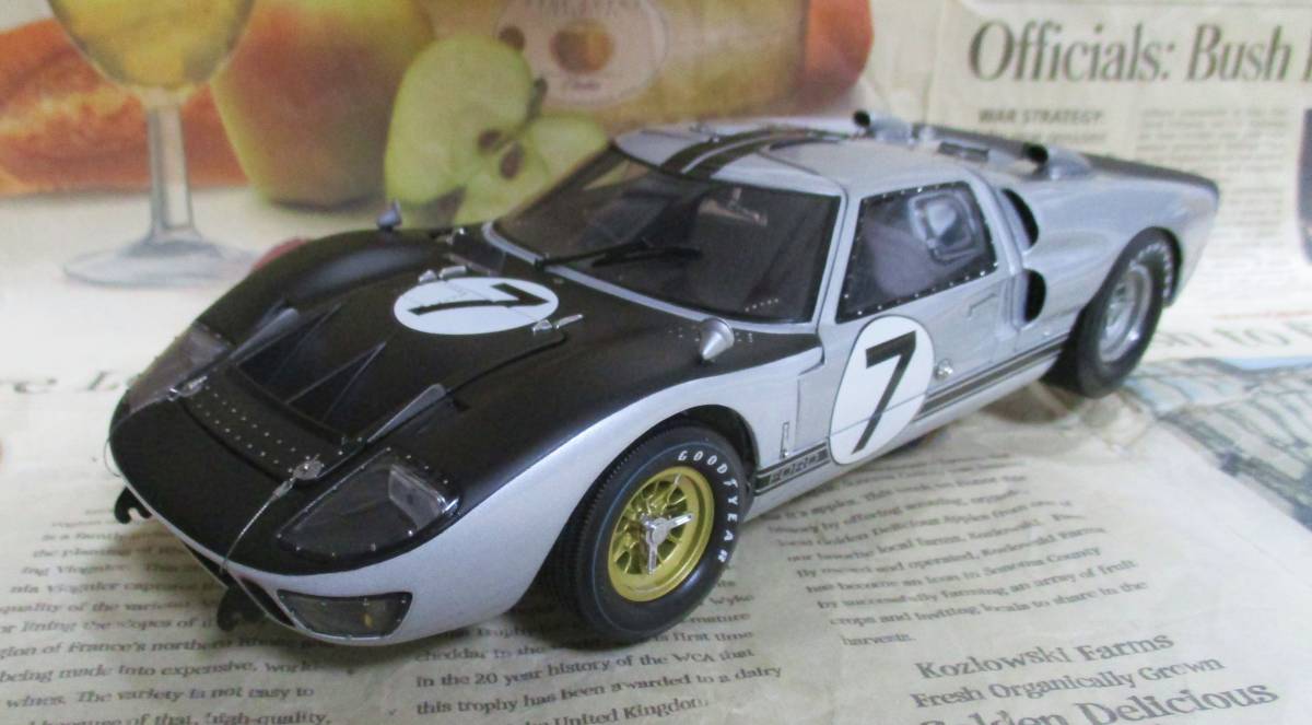 * очень редкий распроданный *EXOTO*1/18*1966 Ford GT40 MkII #7 Alan Mann Racing 1966 Le Mans 24h* Ford 