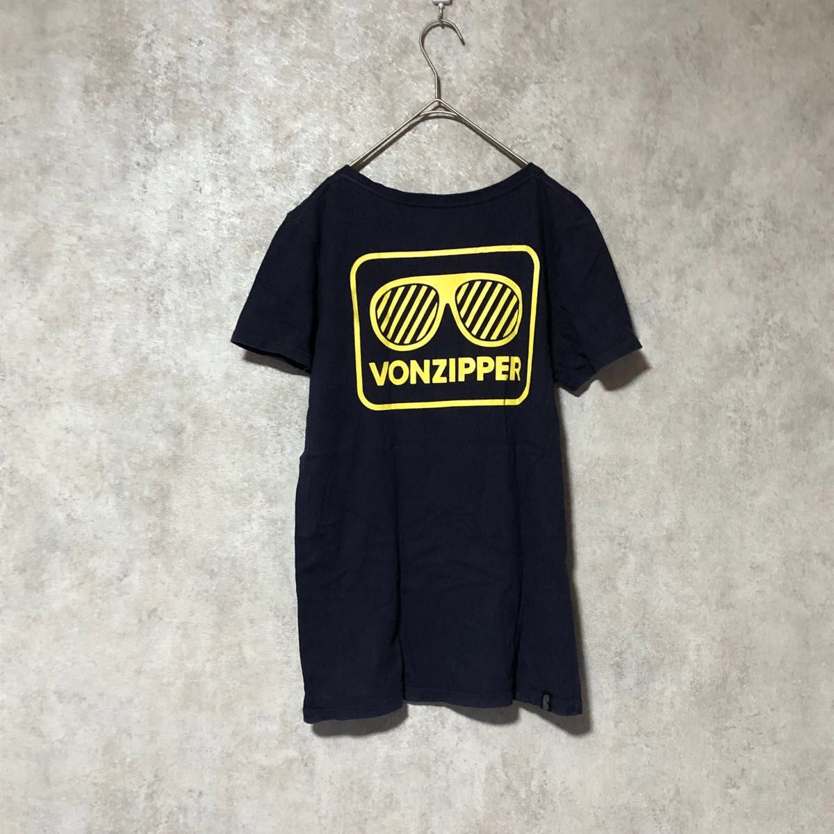 VONZIPPER ボンジッパー  メンズM  半袖Tシャツ　黄色