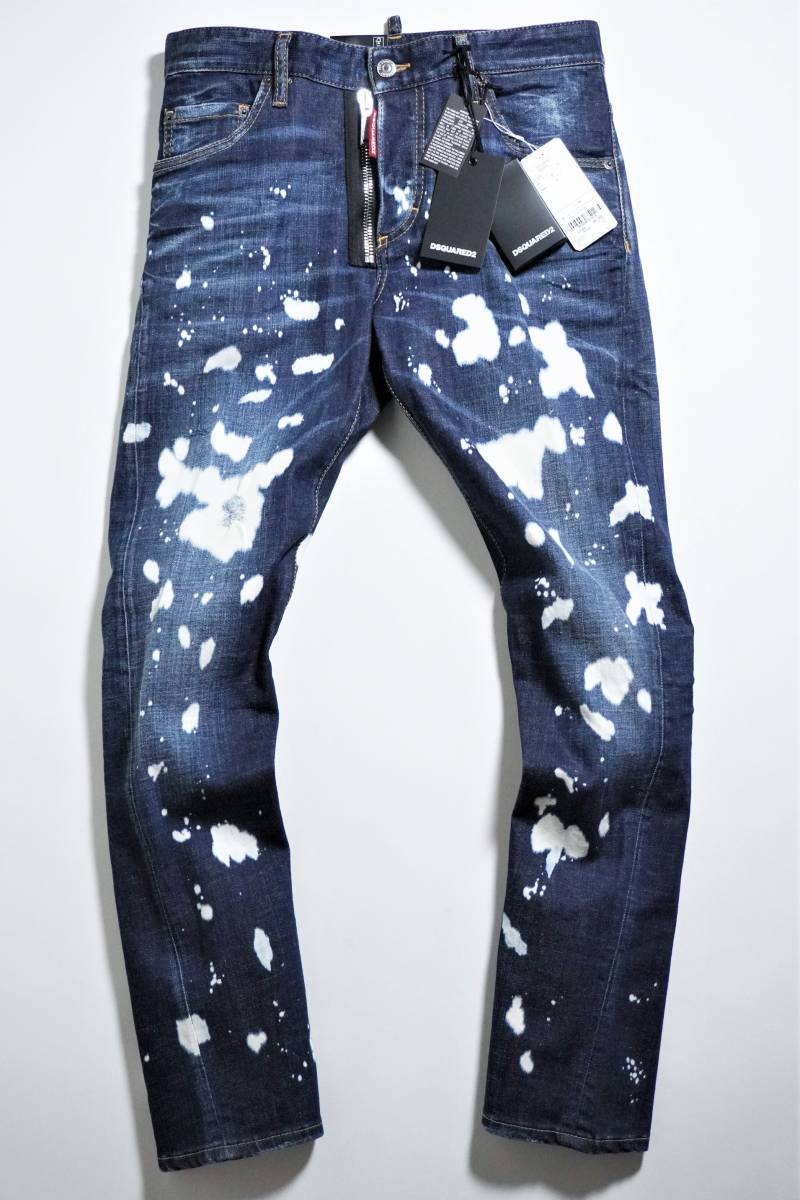 【新品/正規品】完売モデル 9.7万 42 Dsquared2 ディースクエアードSEXY TWIST JEAN S74LB0964 ラグジュアリー ストレッチ デニム_画像2