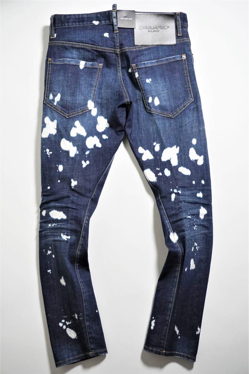 【新品/正規品】完売モデル 9.7万 42 Dsquared2 ディースクエアードSEXY TWIST JEAN S74LB0964 ラグジュアリー ストレッチ デニム_画像6