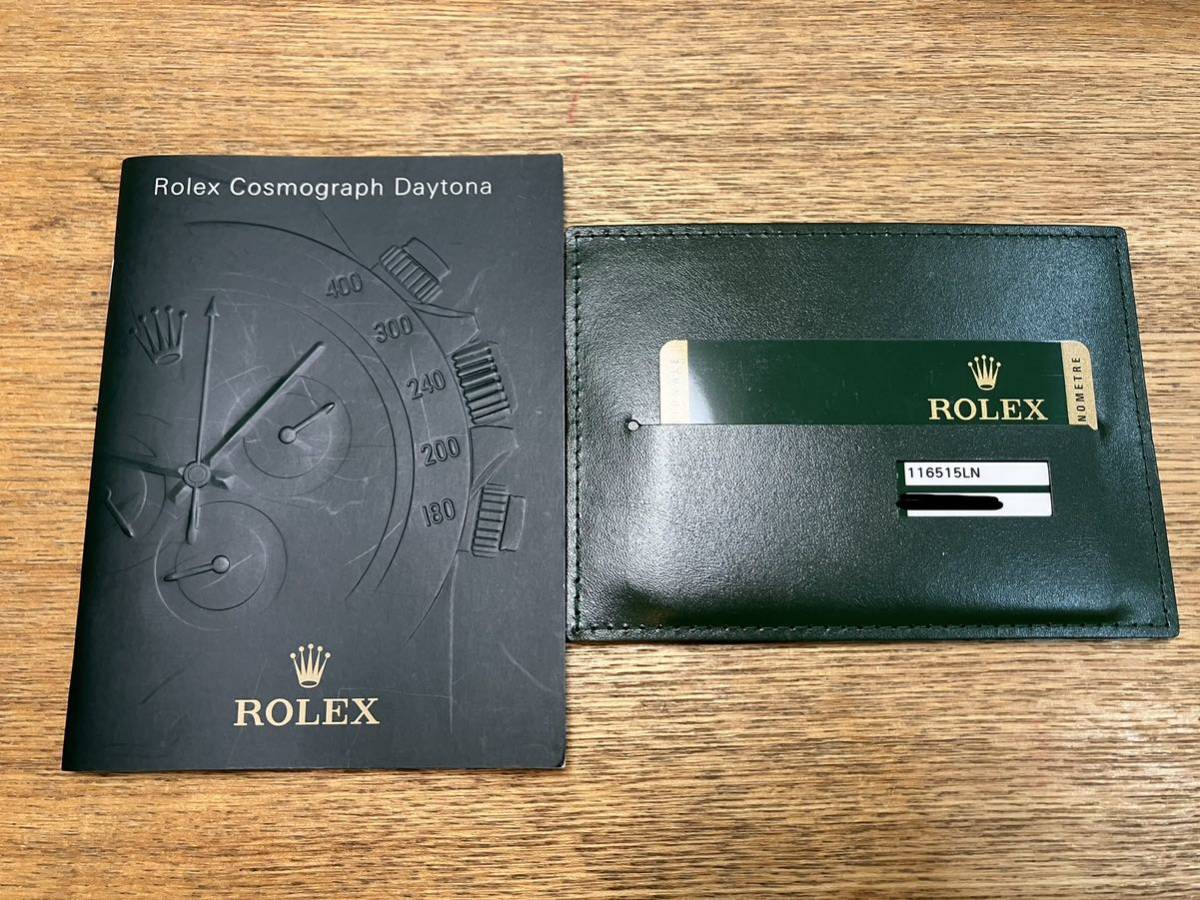 ROLEX 116515LN デイトナ チョコ アラビア 付属品完備 ロレックス_画像8