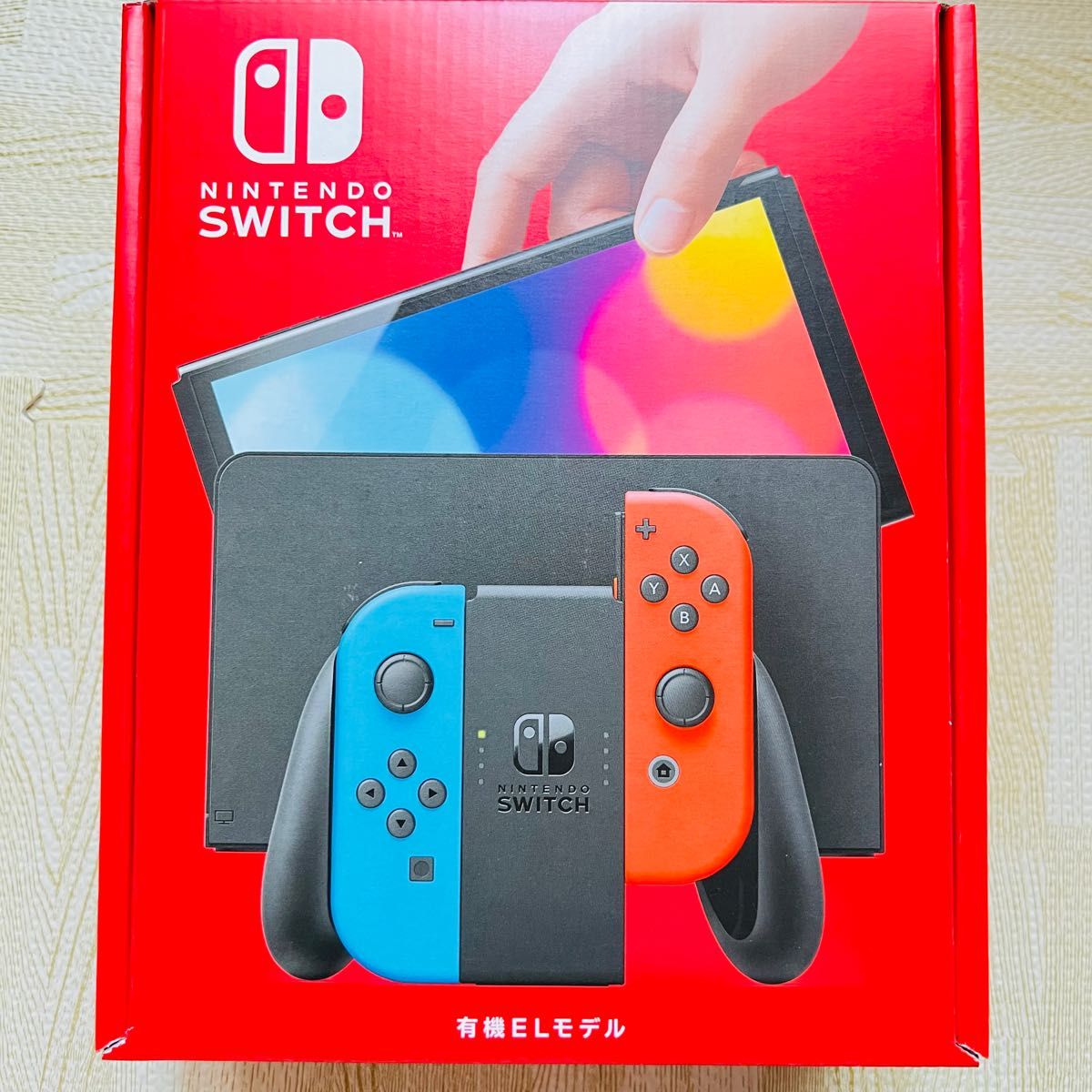 新品未使用 送料無料 ニンテンドースイッチ本体 有機EL ネオンブルー