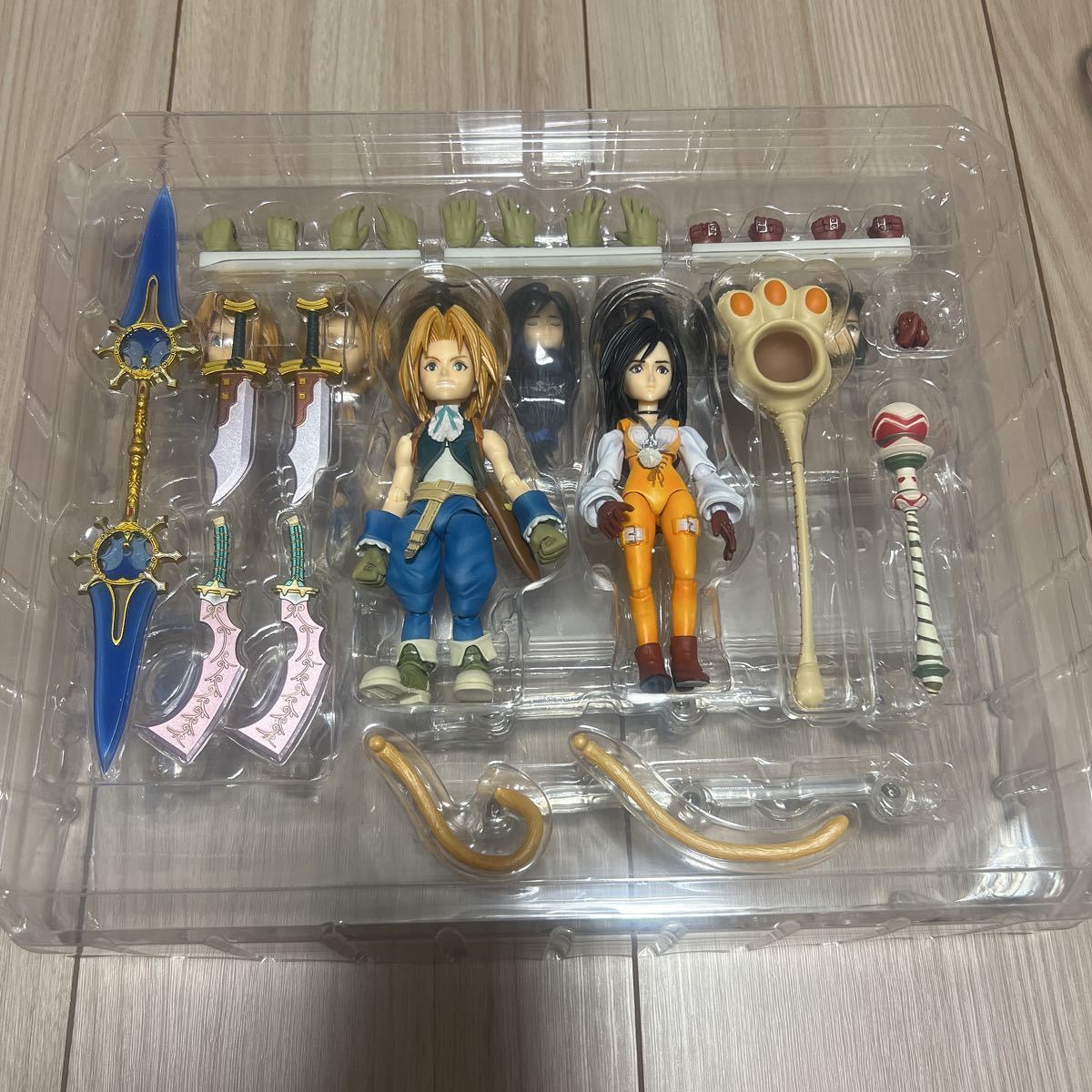 FINAL FANTASY IX BRING ARTS ジタン・トライバル ＆ ガーネット フィギュア ブリングアーツ FF9 ファイナルファンタジー9_画像7