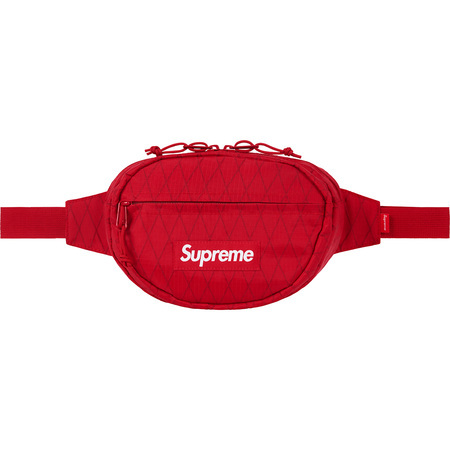 即決 supreme waist bag 18aw red