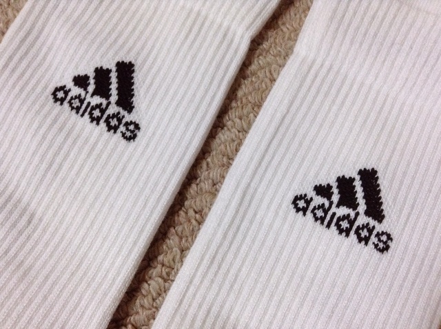 ★新品★アディダス メンズ アルファスキン クルーソックス Alphaskin Crew Socks 白/黒 スリーストライプ AEROREADY adidas FS9766_画像6