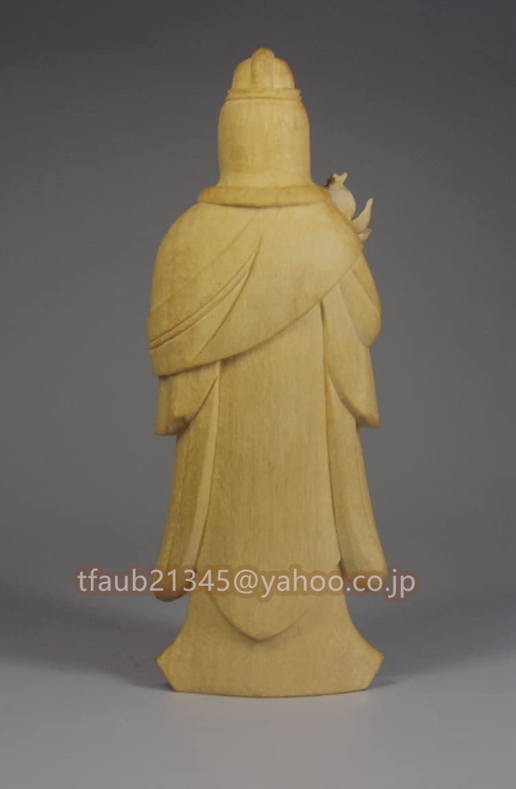 【ケーリーフショップ】仏像 鬼子母神 木製 (高さ12.5cm)彫刻仏像・木彫り仏像・手彫り仏像祈る 厄除け_画像4