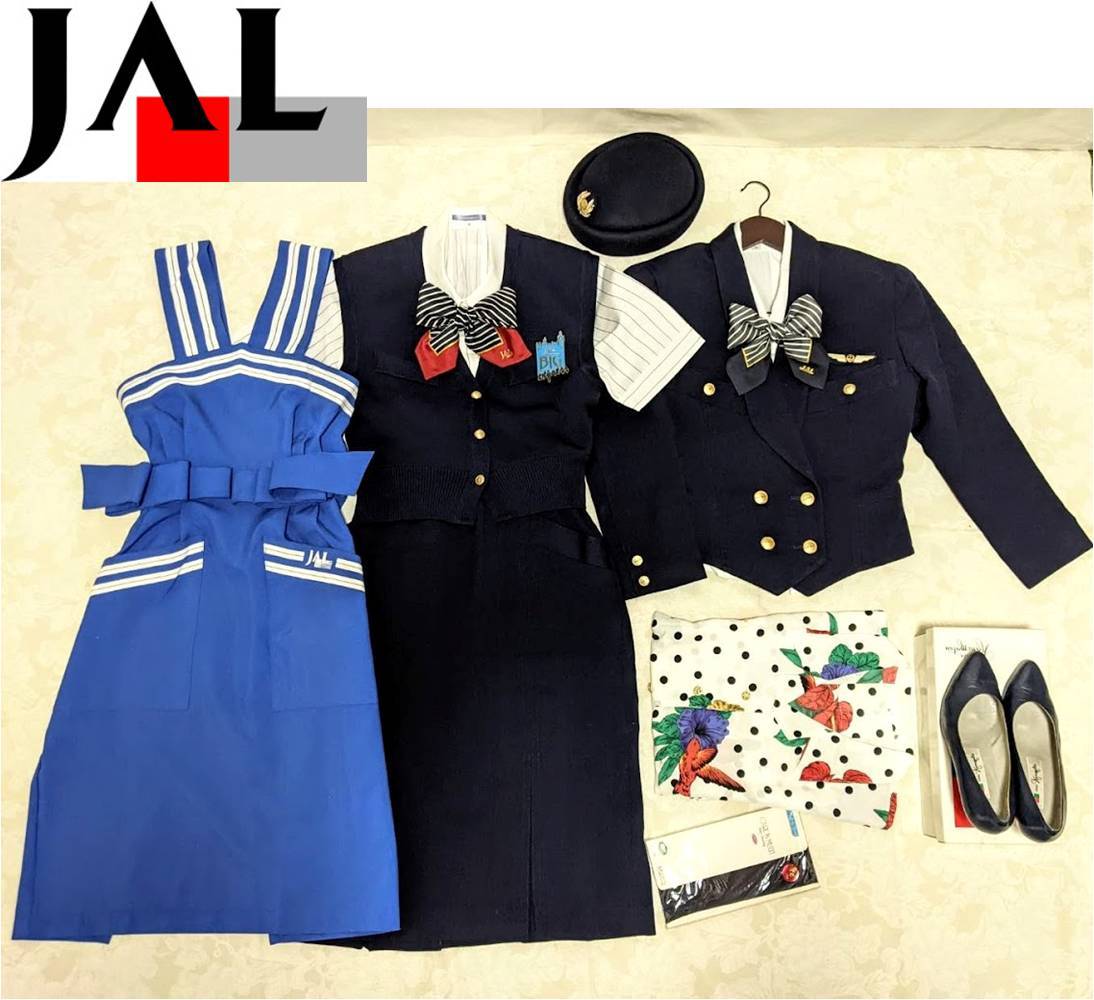 送料無料・激レア】JAL 客室乗務員 制服 CA7代目 フルセット