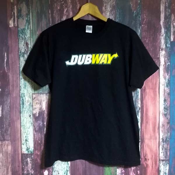 送込　DUB WAY　ダブウェイ　ダブミュージック　半袖Tシャツ 黒 Lサイズ_画像2