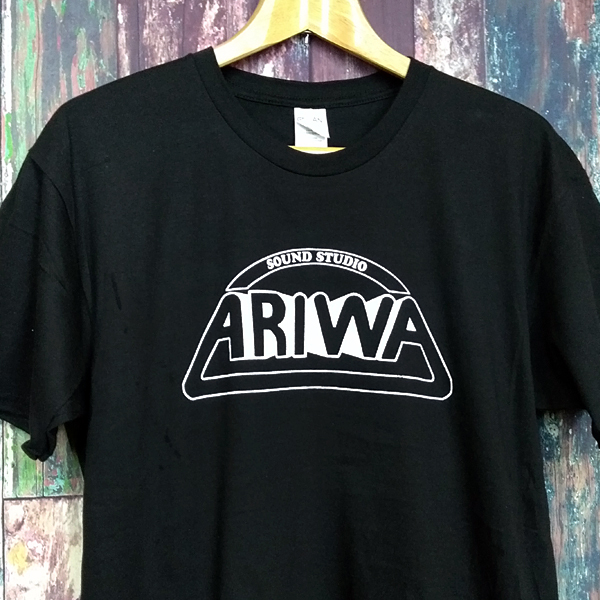 送込 　ARIWA　sound studio uk　マッドプロフェッサー　半袖Tシャツ　黒　XLサイズ_画像1