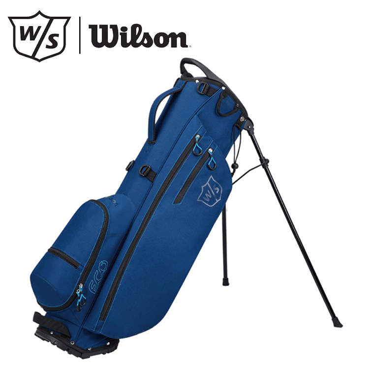 WILSON STAFF　ECO CARRY BAG 8.5型【ウィルソン】【キャディバッグ】【スタンド】【Blue】【CaddyBag】