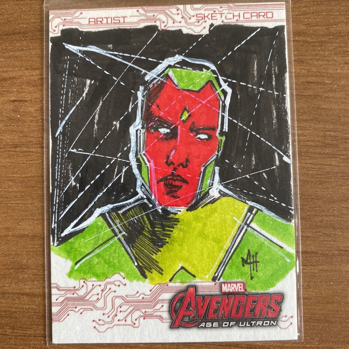 2015 UD Marvel Avengers sketch card スケッチカード | JChere雅虎