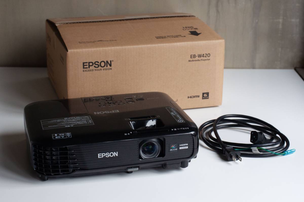 ヤフオク! - EPSON EB-W420 プロジェクター
