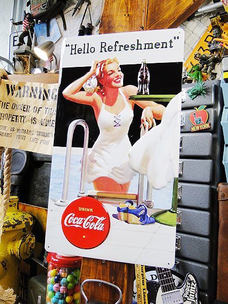  Coca * Cola бренд Hello красота en Boss *tin автограф America смешанные товары american смешанные товары автограф plate tin автограф панель 