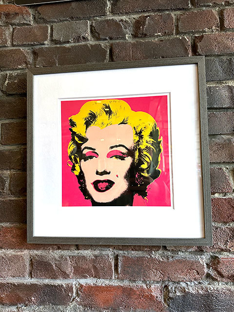 アンディ・ウォーホル　アートフレーム（Marilyn Monroe,1967/hot pink） 木製額付き 絵画ポスター アンディ ウォーホール アメリカン雑貨