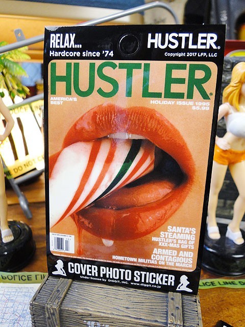  Hustler cover photo sticker (B) american miscellaneous goods America miscellaneous goods 