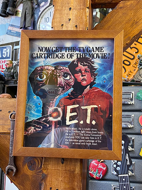 E.T.　ピクチャーフレーム　Sサイズ（TVゲームカートリッジ） ■ アメリカン雑貨 アメリカ雑貨_画像1