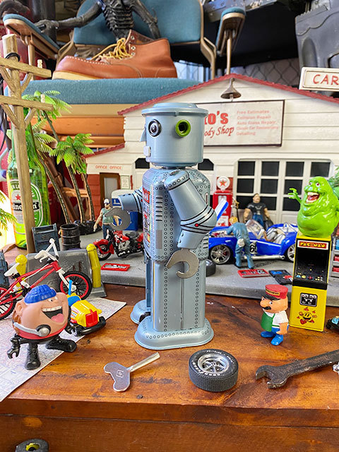  механический робот жестяная пластина игрушка # american смешанные товары America смешанные товары 