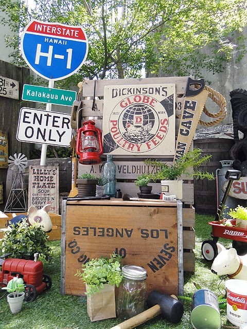 昔のアドバタイジング　ウッドサイン（ディッキンソン・四角）　アメリカ雑貨 アメリカン雑貨 木製看板_画像6