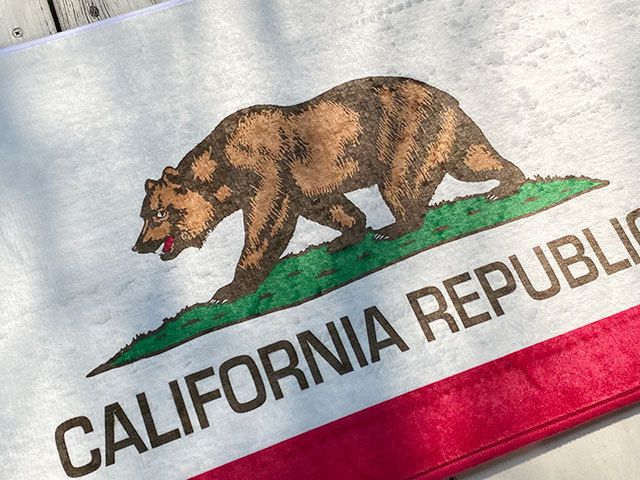 カリフォルニア州旗　ルームマット ■ アメリカン雑貨 アメリカ雑貨_画像3