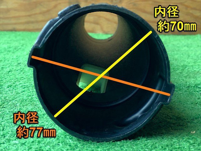 岐阜★ ⑦ 畦畔噴頭 ノズル 動力 散布機 ホース アタッチメント パーツ 部品 散布 動散 中古の画像5