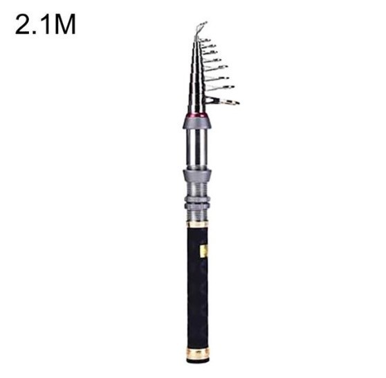 1本 コンパクト ポータブル 伸縮 鯉 釣竿 スピニング 超軽量99%カーボン 1.8M 2.1M 2.4M_画像7