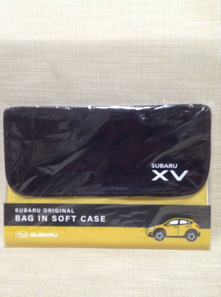 * not for sale * Subaru original bag in soft case black × yellow SUBARU XV bag-in-bag organizer storage, adjustment 