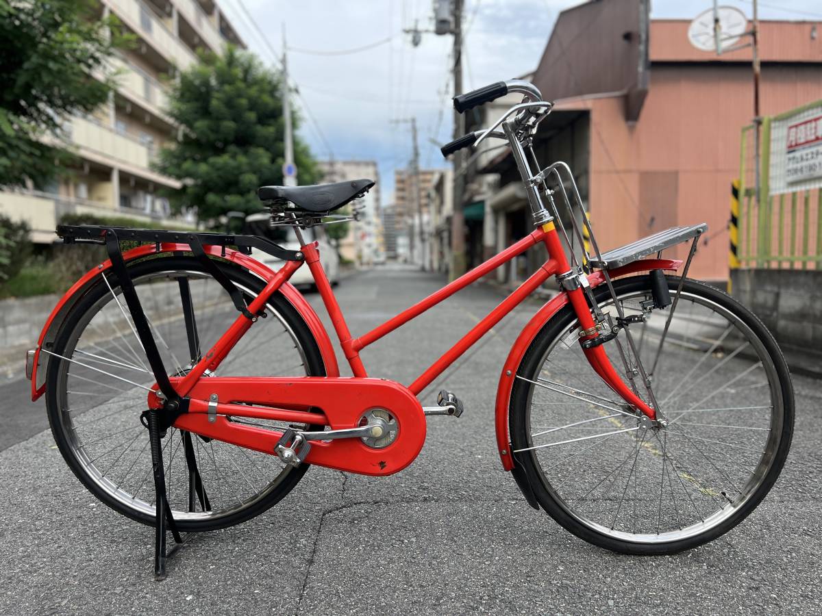 Yahoo!オークション - 郵政自転車 レトロ自転車 実用車 郵便局 丸石 Yahoo!オークション - 郵政自転車 レトロ自転車 実用車 郵便局 丸石