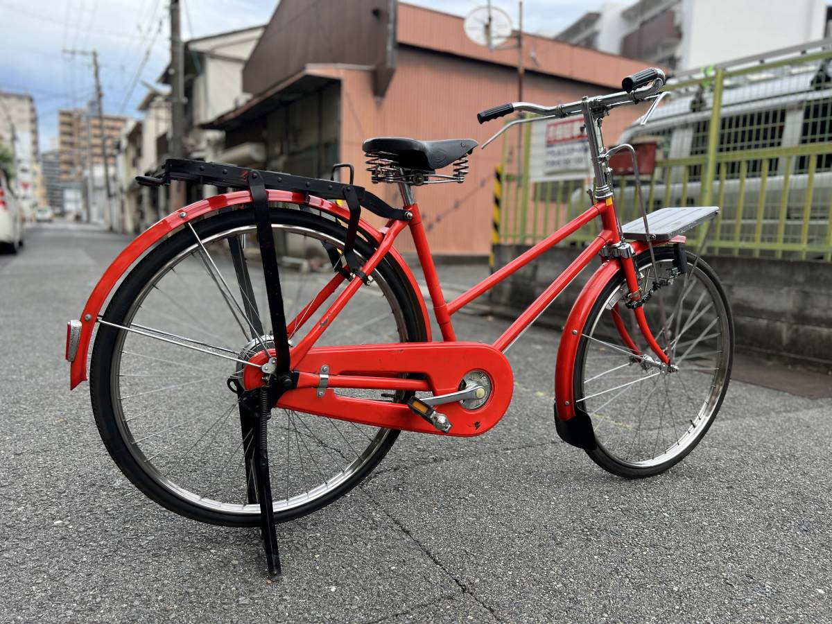 ■郵政自転車■レトロ自転車 実用車■郵便局 丸石■_画像3