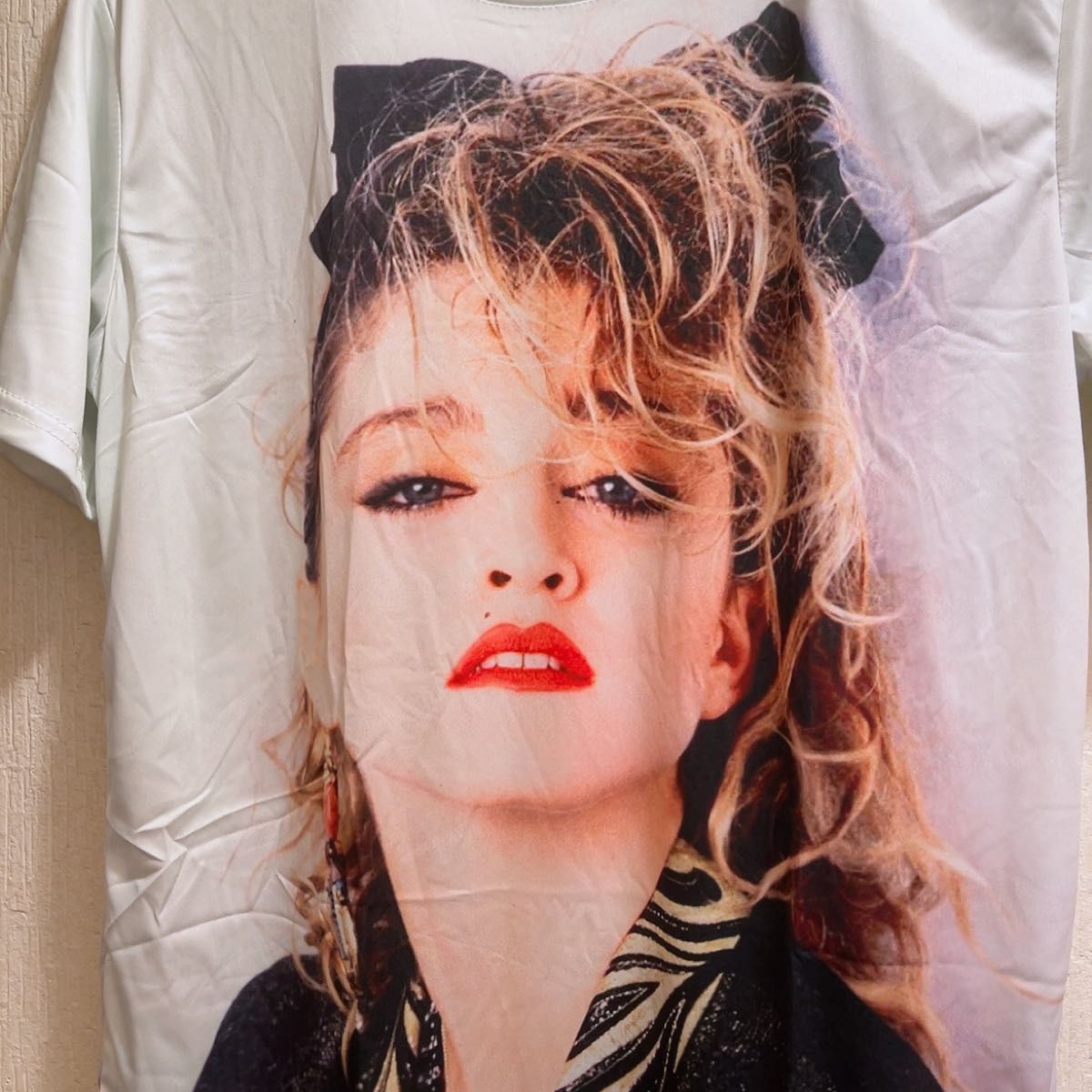 新品★80年代Madonna★マドンナ★Tシャツ★ユニセックス★L プリントTシャツ