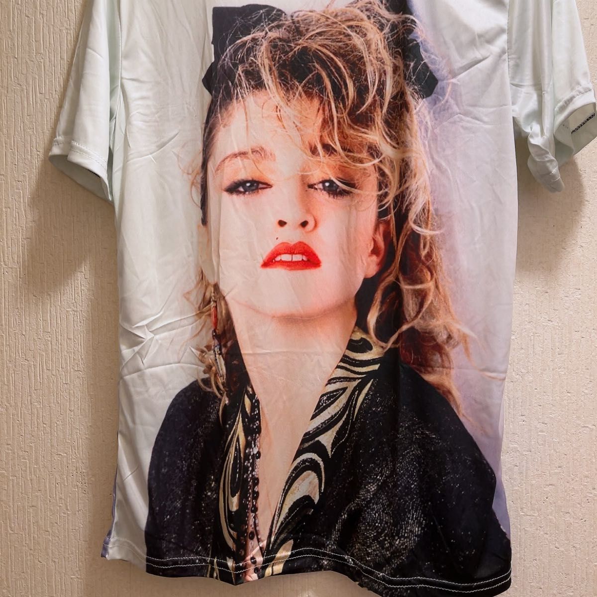 新品★80年代Madonna★マドンナ★Tシャツ★ユニセックス★L プリントTシャツ