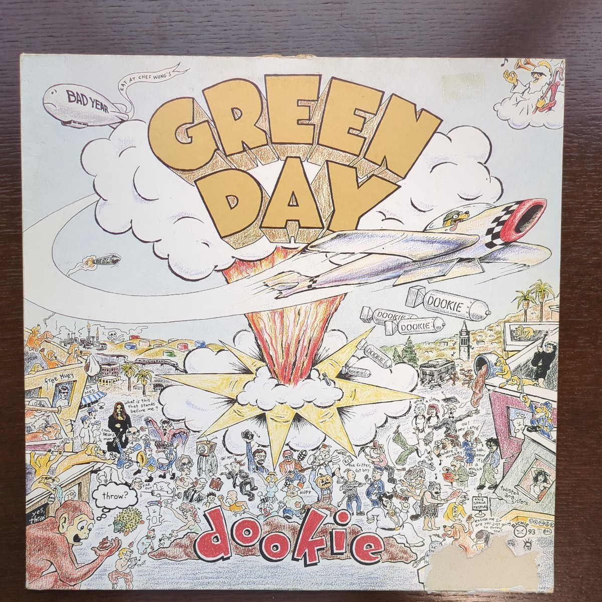 original 発禁ジャケットGREEN DAY グリーンデイdookie analog record