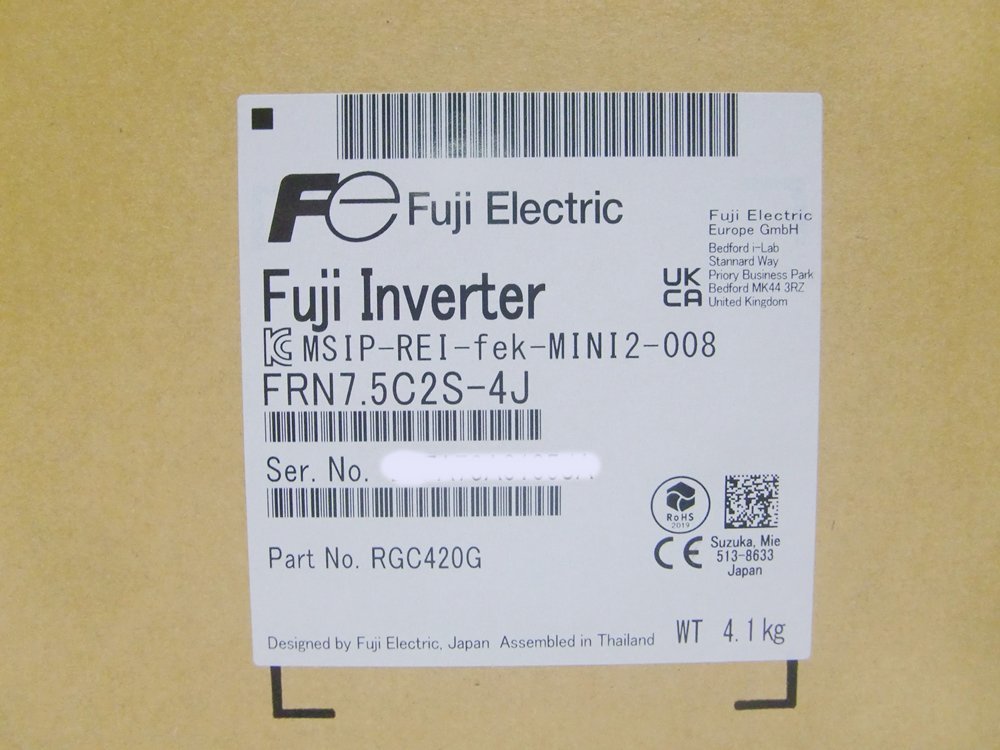 FRN7.5C2S-4J 400V インバータ　富士電機　新品未使用未開封　日本製　送料無料