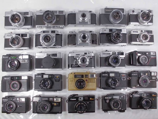 最新 ★レンジファインダーなど★Canon/FUJICA/minolta/Konica/YASHICA/Nikon/RICOH/ 等 計:25台まとめ【ジャンク品】28352 その他 最新 ★レンジファインダーなど★Canon/FUJICA/minolta/Konica/YASHICA/Nikon/RICOH/ 等 計:25台まとめ【ジャンク品】28352 その他