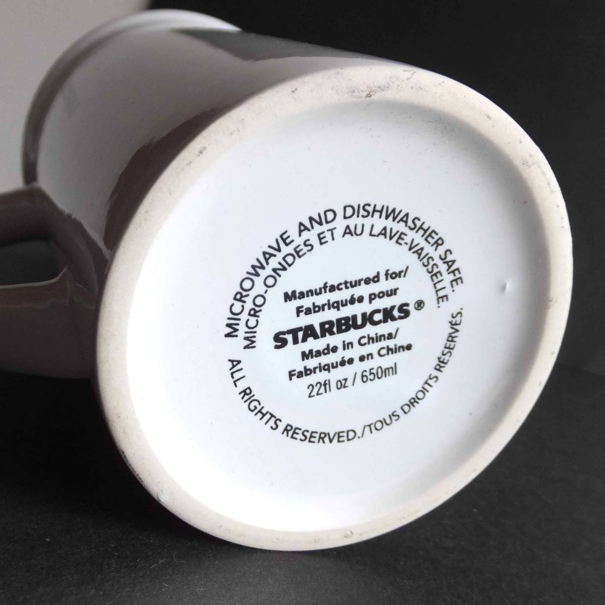 STARBUCKS スターバックス 650ml 22fl oz デカ マグカップ 磁器 STARBUCKS スターバックス 650ml 22fl oz デカ マグカップ 磁器