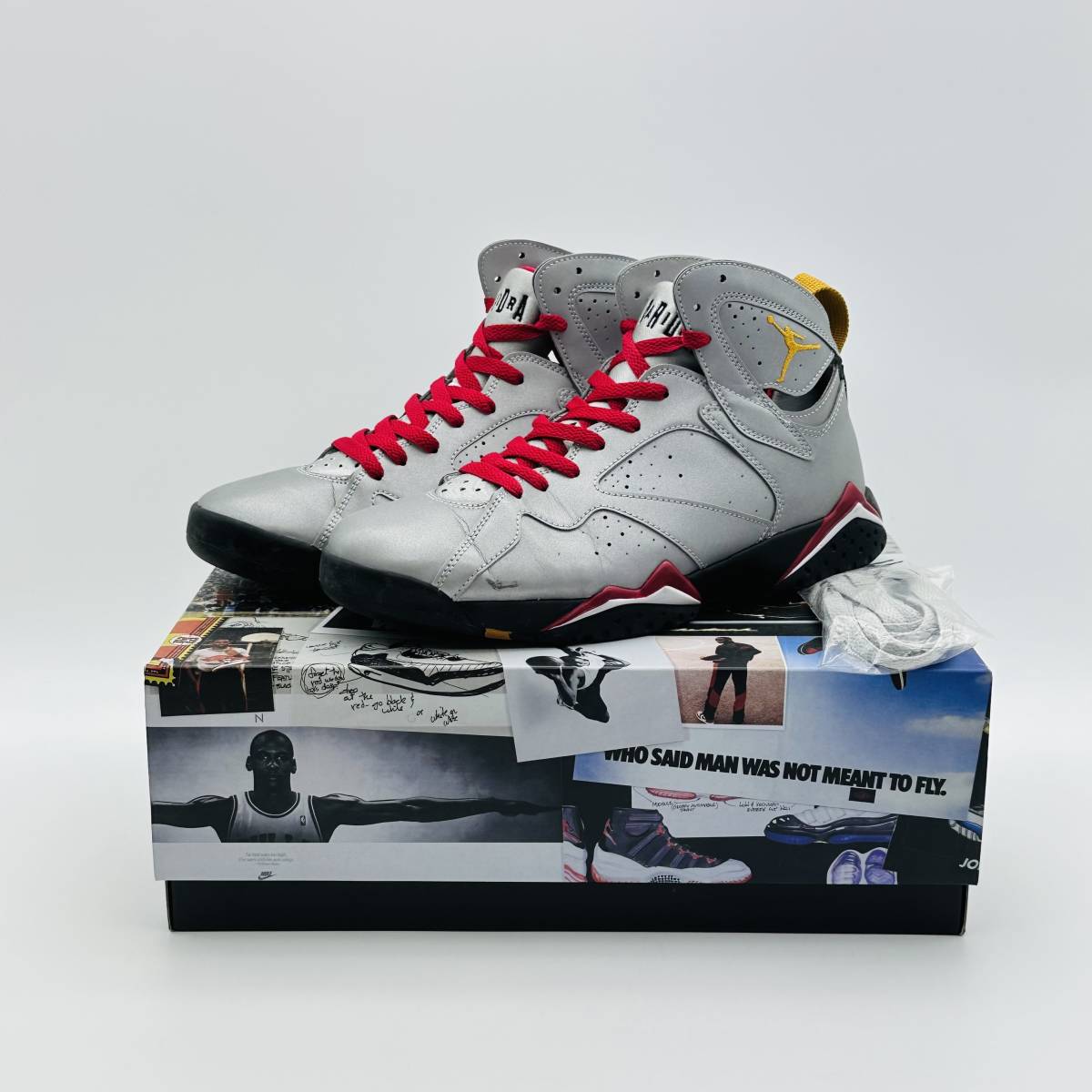 【美品】 Nike Air Jordan 7 Retro Reflections of a Champion BV6281-006 ナイキ エアジョーダン7 リフレクティブ カーディナル_画像1