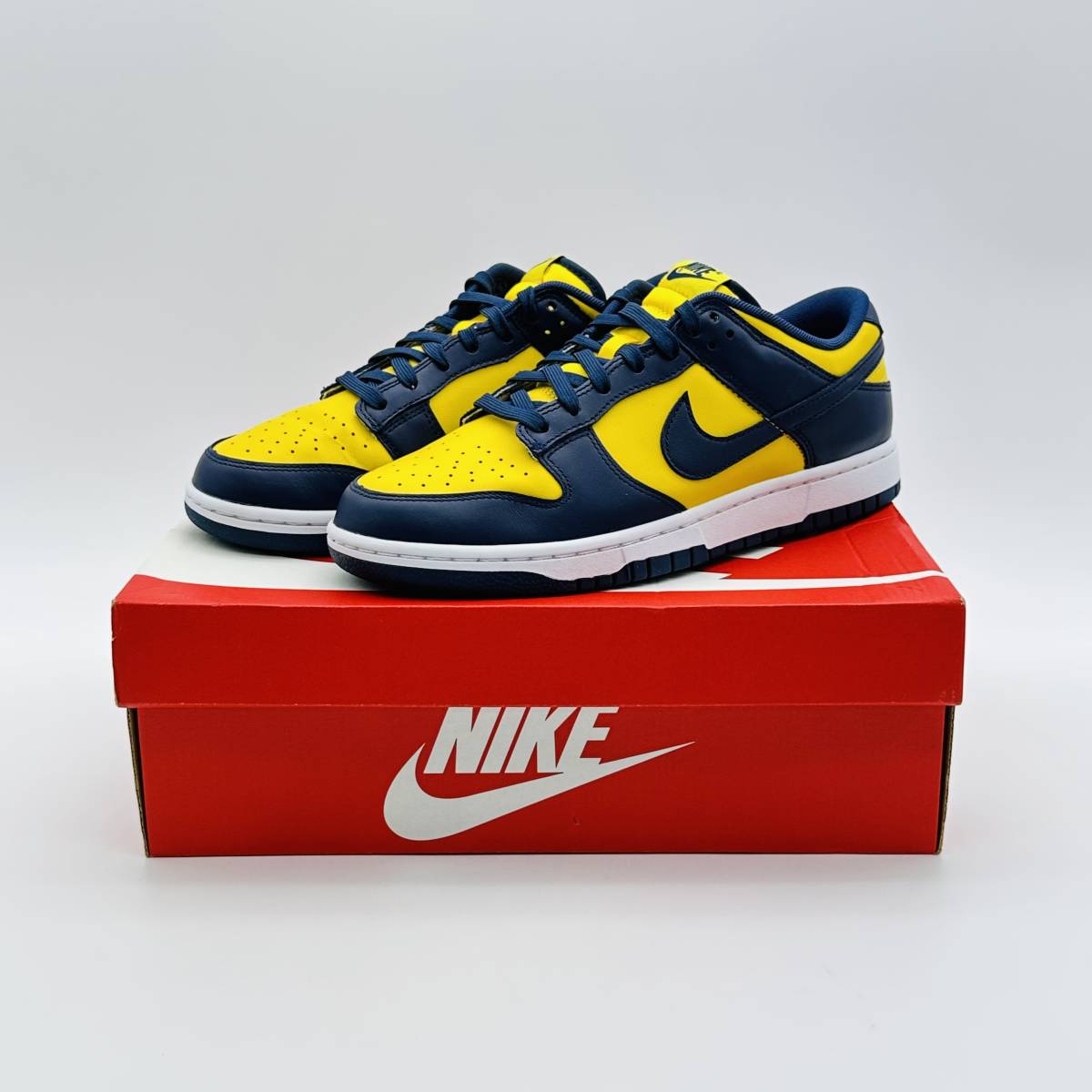 一部予約販売】 【新品未使用】 Nike Dunk Low Michigan DD1391-700