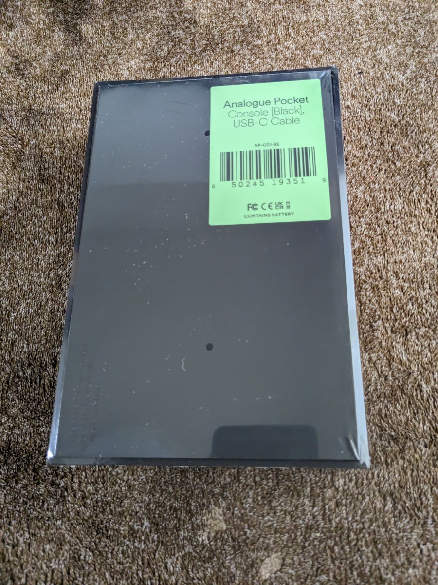国内最安値！ Console Pocket アナログポケット　Analogue Black Cable USB-C 本体