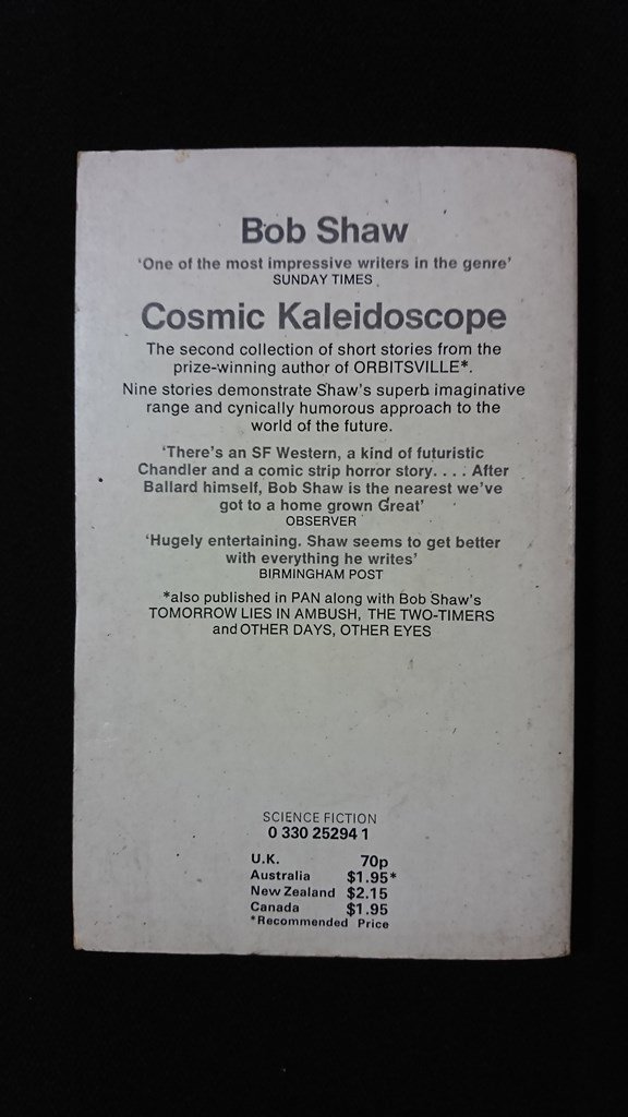 v* foreign book [Cosmic Kaleidoscope]Bob Shaw Bob *shou old book /E03