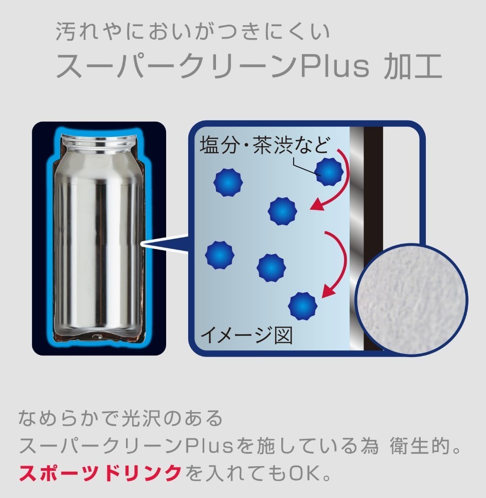 送料無料★ タイガー ステンレスボトル 水筒 350ml 白黒 スノードロップ 保冷保温 ワンタッチオープン 軽量 コンパクト 0.35L 抗菌加工