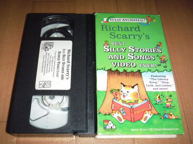中古 VHS Richard Scarry - Best Silly Stories & Songs Video Ever_画像1