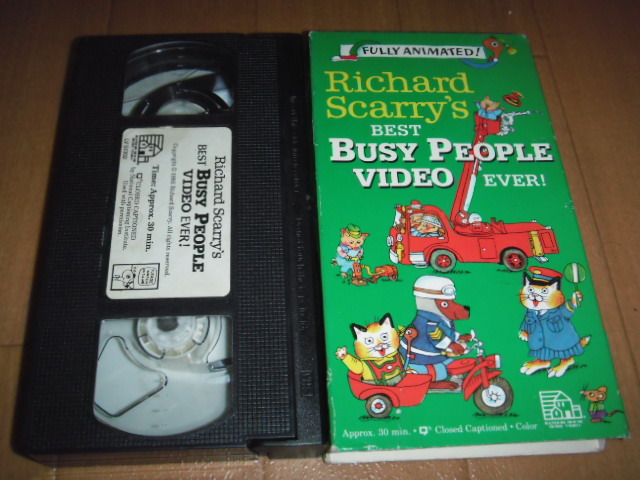  б/у VHS Richard Scarry - Best Busy People Video Ever