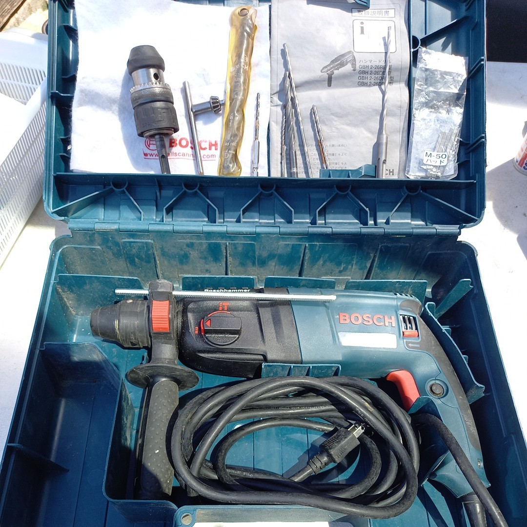 【正規品】 稼働品 保証 BOSCH 電動工具 ハンマドリル ハンマードリル 振動ドリル ボッシュ gbh 2-26 qe チャック付 本体不具合有れば返品返金 本体 【正規品】 稼働品 保証 BOSCH 電動工具 ハンマドリル ハンマードリル 振動ドリル ボッシュ gbh 2-26 qe チャック付 本体不具合有れば返品返金 本体