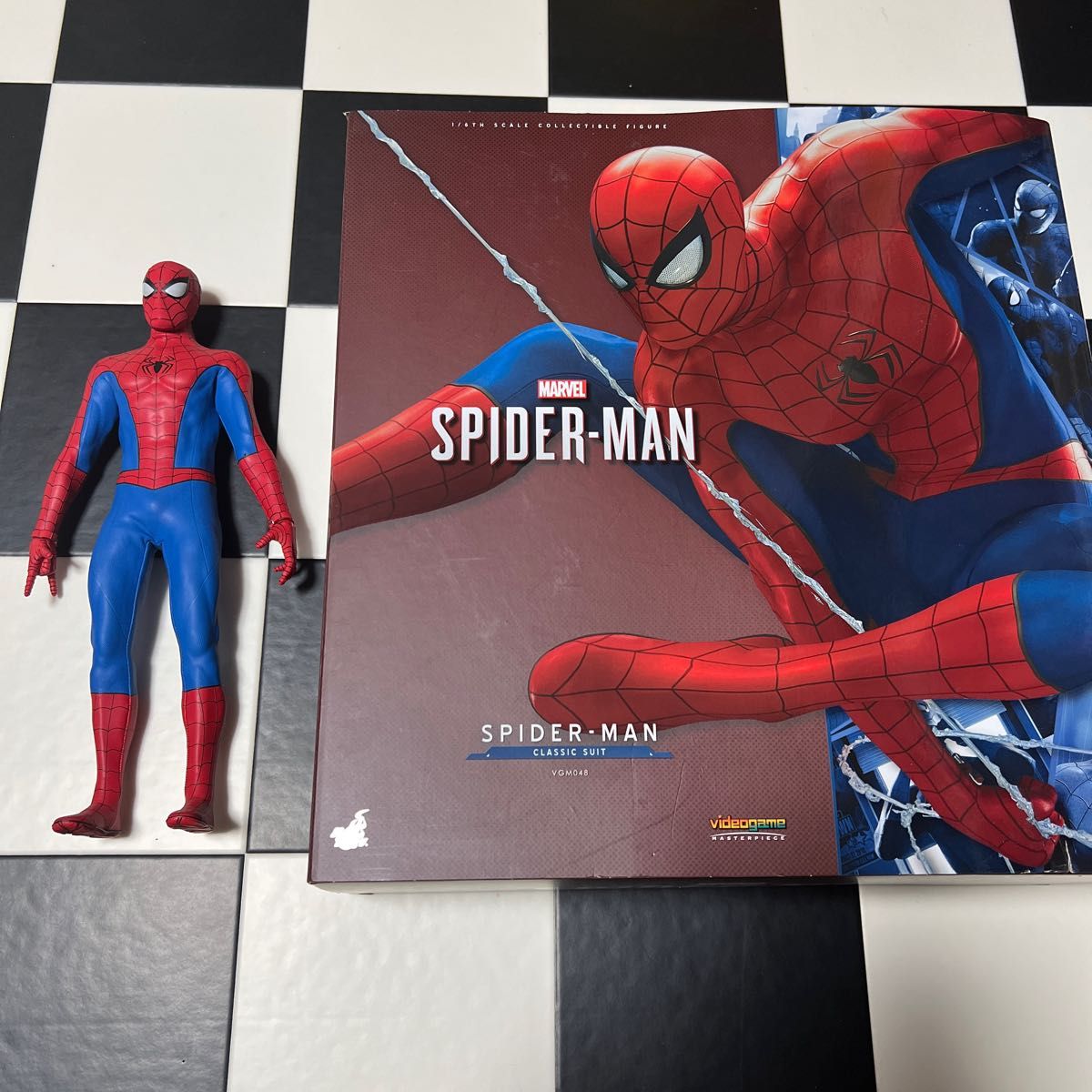 ホットトイズ スパイダーマン　フィギュア　クラシックスーツ