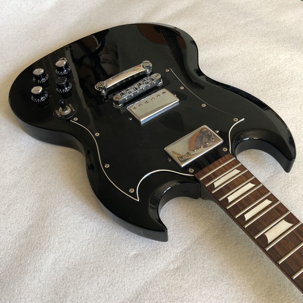 382/ 5500 Epiphone エピフォン SG エレキギター ブラック ペグ欠品