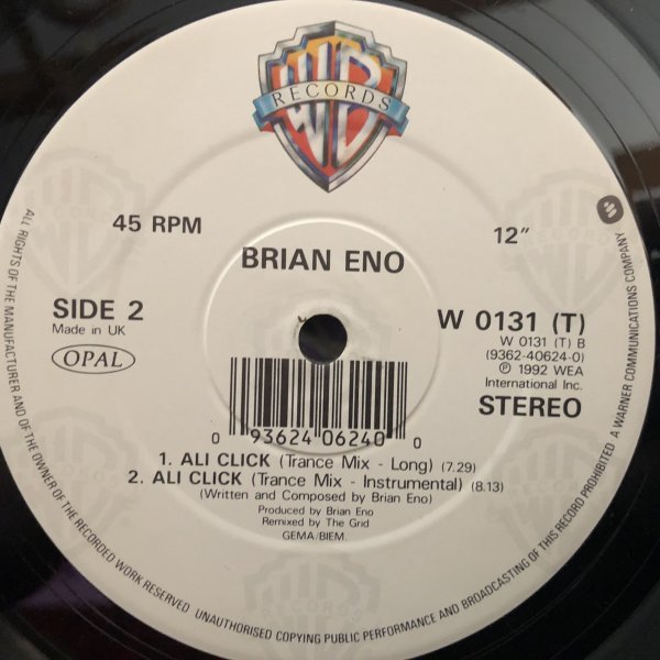 Brian Eno / Ali Click