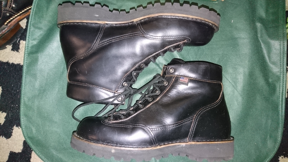 Danner light 3 Morgan black US10EE horn wing hose strip beautiful ...
