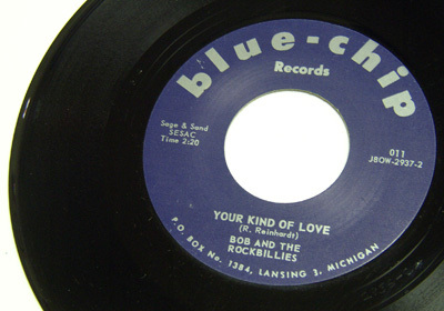 45rpm/ YOUR KIND OF LOVE - BOB AND THE ROCKBILLIES - BABY WHY DID YOU HAVE TO GO / 50's,ロカビリー,FIFTIES,BLUE-CHIP, ＊ MA REPRO_画像3